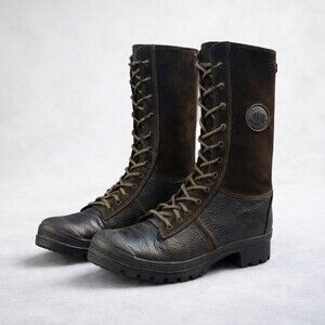 Stylish Brown Lace-Up Women's Boots